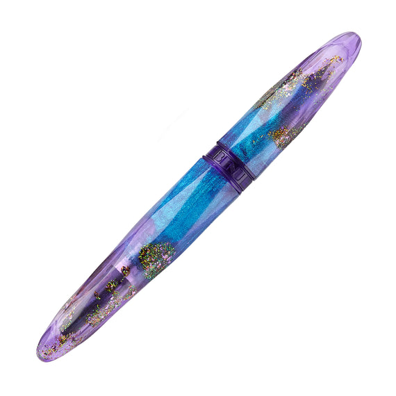 BENU Briolette Fountain Pen - Amethyst Tide on white background