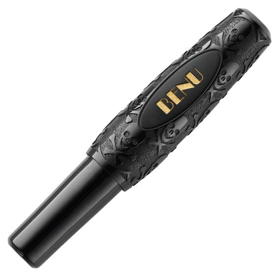 BENU Pixie Fountain Pen - Jolly Roger Black