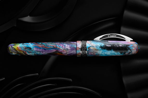 Conklin 1898 Fountain Pen - Primary Manipulation 4.5 Chrome (Limited Edition)