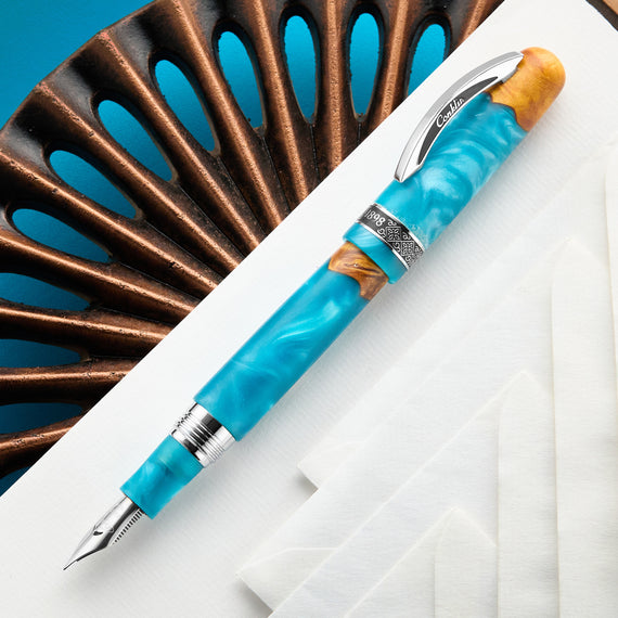 Conklin 1898 Fountain Pen - Spectra Fusion Blue (Limited Edition)