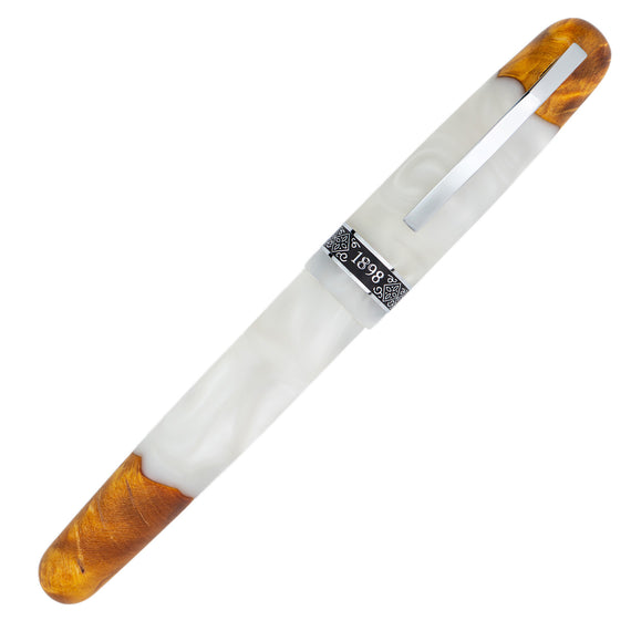 Conklin 1898 Fountain Pen - Spectra Fusion White (Limited Edition)