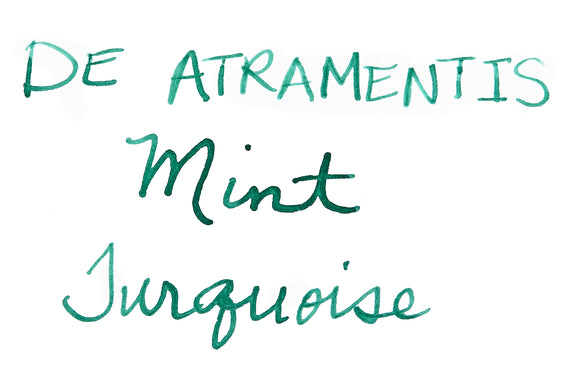 De Atramentis Mint Turquoise - 45ml Bottled InkSample