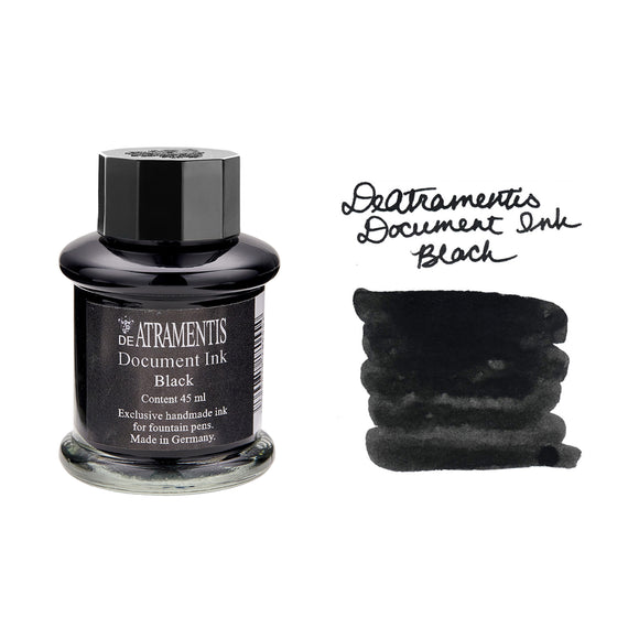 De Atramentis Document Ink Black - 45ml Bottled Ink