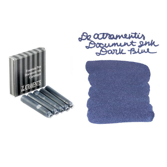 De Atramentis Document Ink Dark Blue - Ink Cartridges