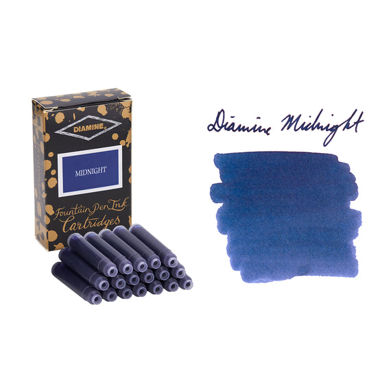 Diamine Midnight - Ink Cartridges