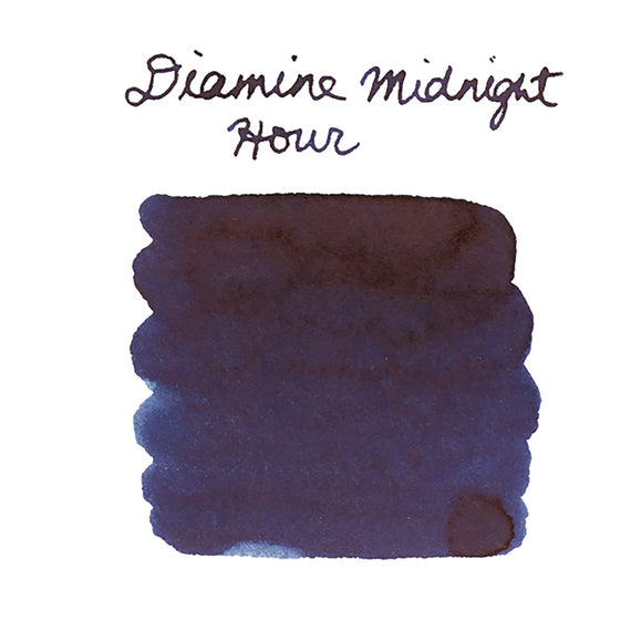 Diamine Midnight Hour - Ink Sample