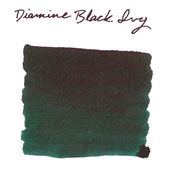 Diamine Black Ivy fountain pen ink