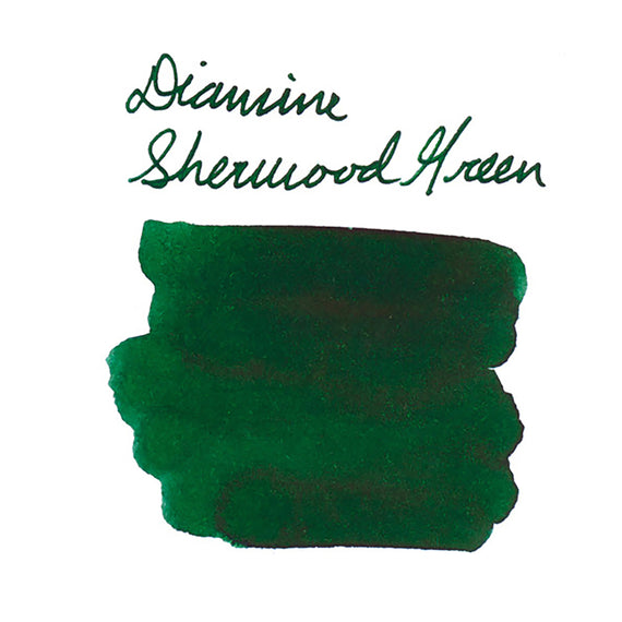 Diamine Sherwood Green - Ink Sample