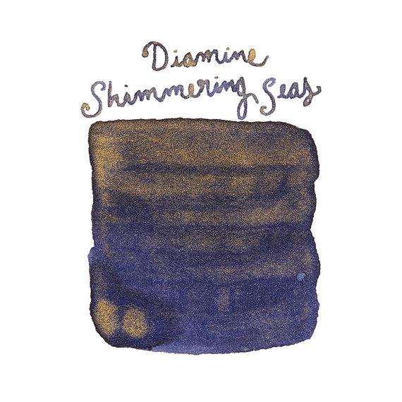 Diamine Shimmering Seas - Ink Sample