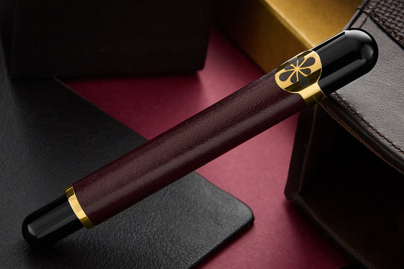 Diplomat XO Fountain Pen - Leather Dark Red (Special Edition)