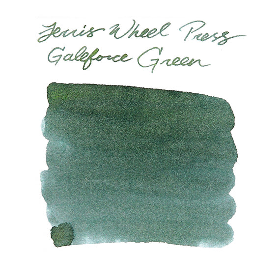 Ferris Wheel Press Galeforce Green fountain pen ink