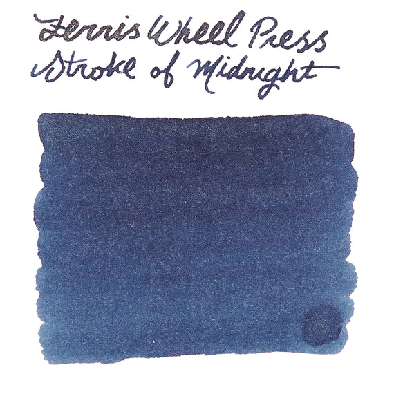 Ferris Wheel Press Stroke of Midnight ink swab