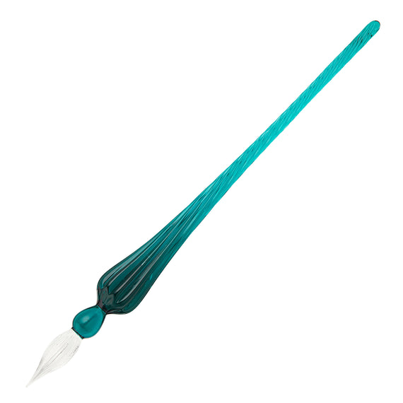 Herbin Round Glass Dip Pen - Turquoise