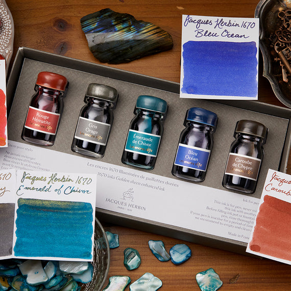 Jacques Herbin 1670 Anniversary Ink Gift Set