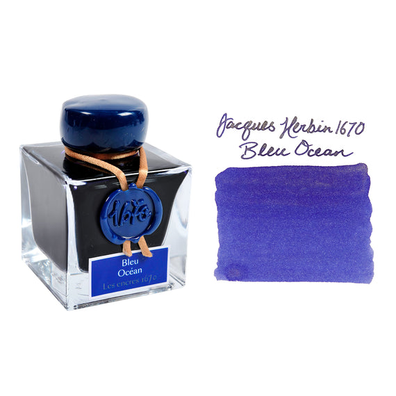Jacques Herbin 1670 Bleu Ocean - 50ml Bottled Ink