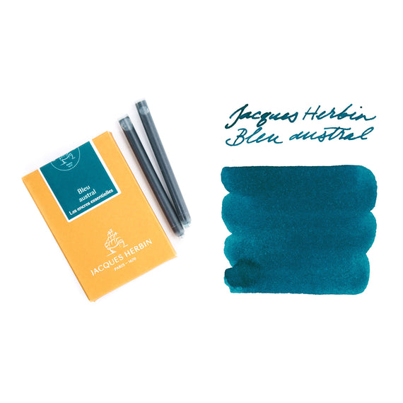 Jacques Herbin Bleu Austral - Ink Cartridges
