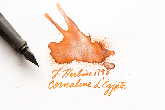 Jacques Herbin 1798 Cornaline d'Egypte fountain pen ink
