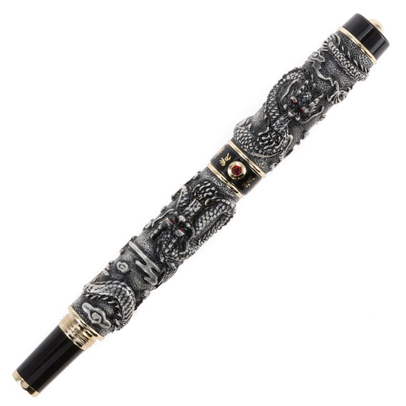 Jinhao 999 Dragon Fountain Pen - Black