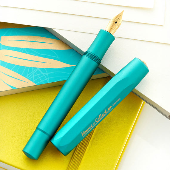 Kaweco AL Sport Fountain Pen - Iguana Blue