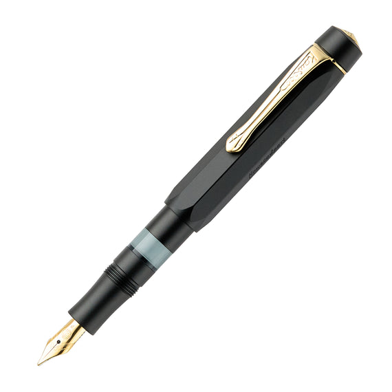 AL Sport Piston Fill Fountain Pen - Black