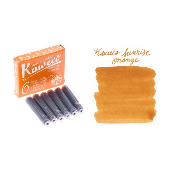 Kaweco Sunrise Orange - Ink Cartridges