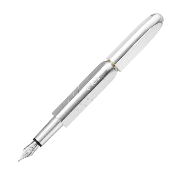 Kolo Tino Fountain Pen - Raw Aluminum