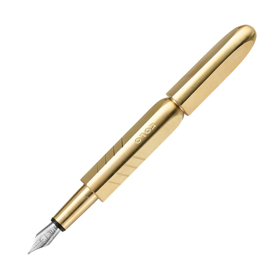 Kolo Tino Fountain Pen - Raw Brass