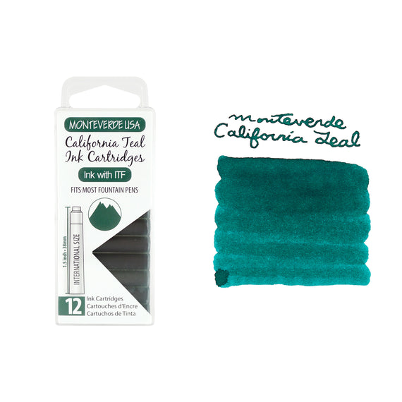 Monteverde California Teal - Ink Cartridges