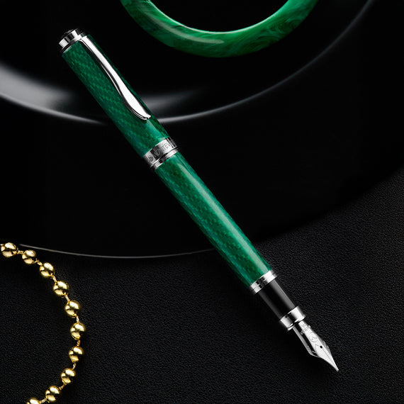 Monteverde Innova Fiberglass Fountain Pen - Emerald (Special Edition)