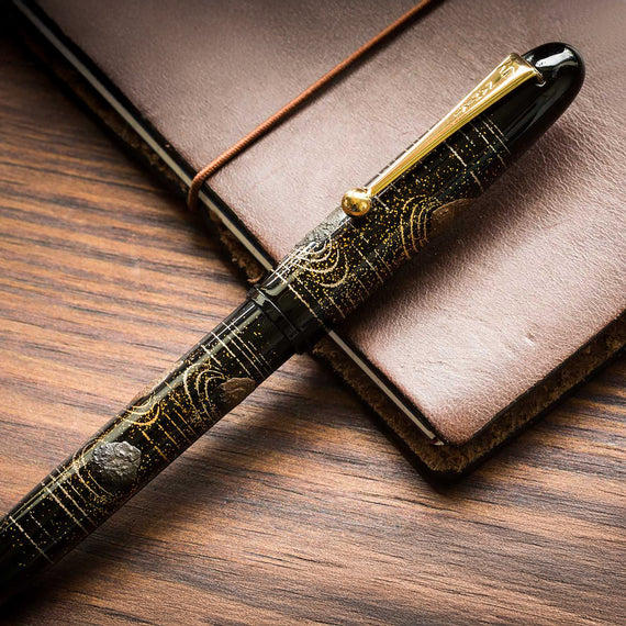 Namiki Yukari Maki-e Fountain Pen - Rock Garden