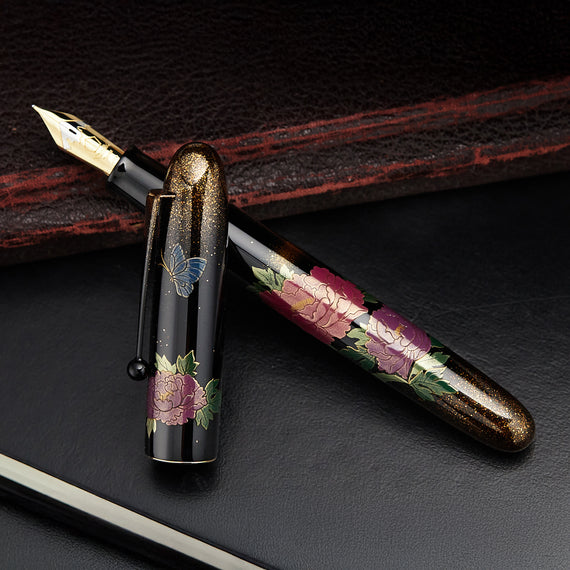 Namiki Yukari Royale Maki-e Fountain Pen - Peony