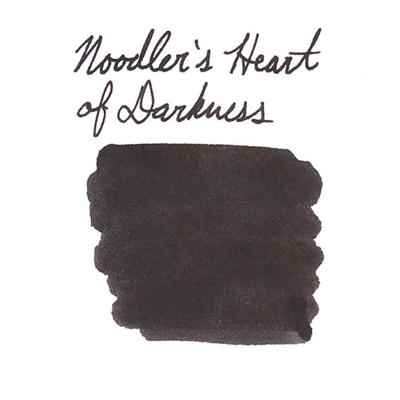 Noodler's Heart of Darkness - Ink Sample