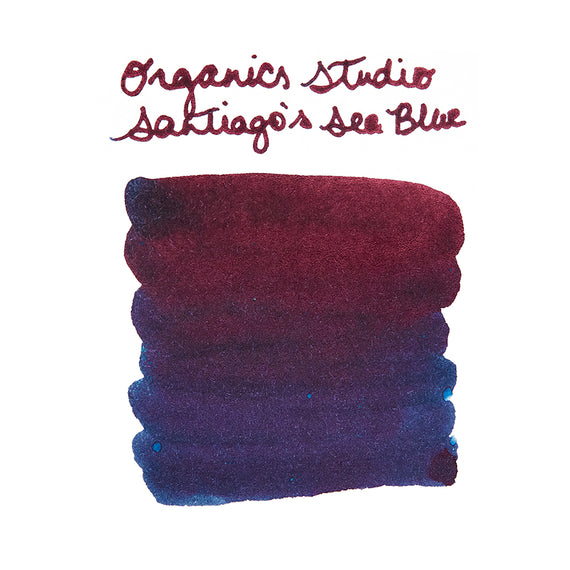 Organics Studio Santiago's Sea Blue fountain pen ink