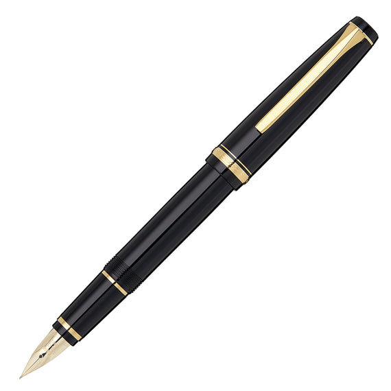 Pilot Falcon Fountain Pen - Black/Gold