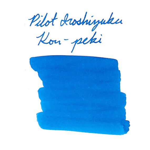 Pilot-Iroshizuku-Kon-Peki-SwabText-sq