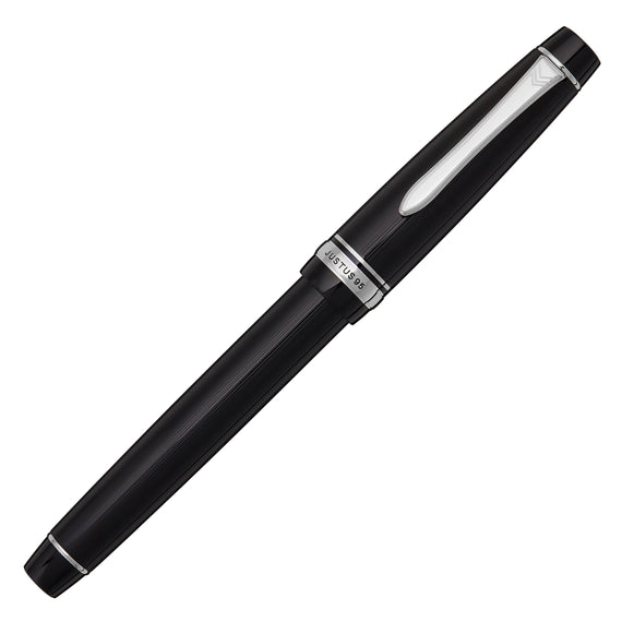 Pilot Justus 95 Fountain Pen - Black/Rhodium