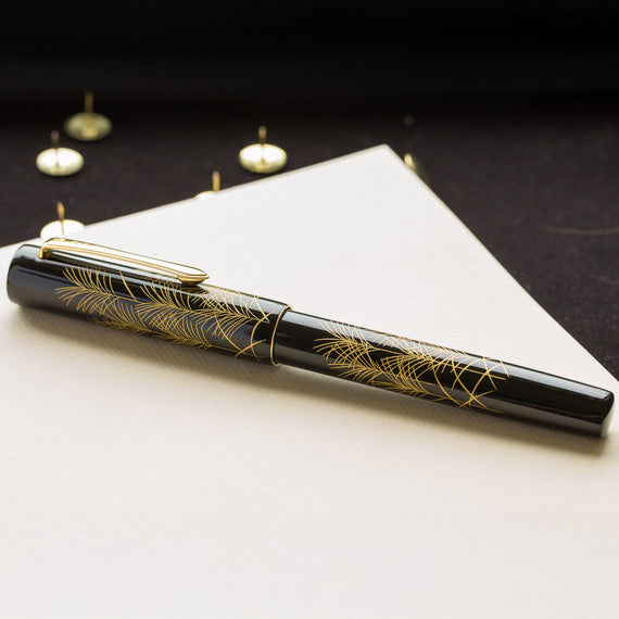 Namiki Chinkin Fountain Pen - Silver Grass