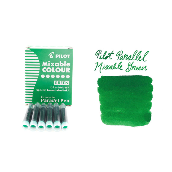 Pilot Parallel Mixable Colour Green - Ink Cartridges