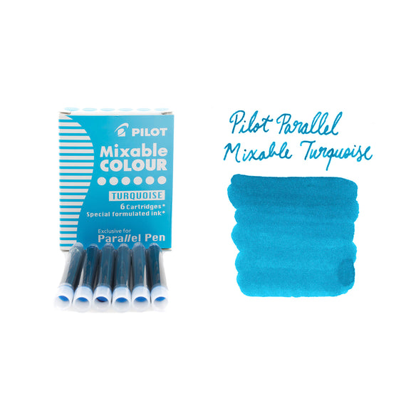 Pilot Parallel Mixable Colour Turquoise - Ink Cartridges