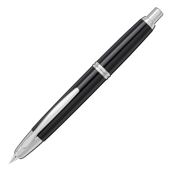 Pilot Vanishing Point Fountain Pen - Black/Rhodium
