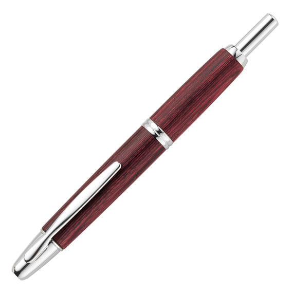 Pilot Vanishing Point Fountain Pen - Birchwood Red