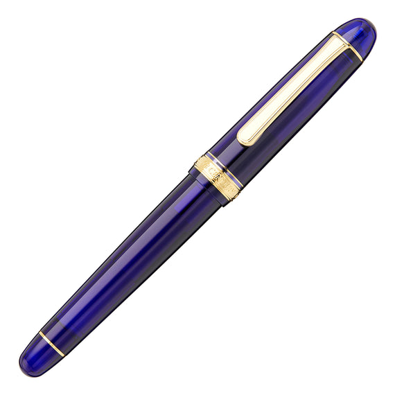 Platinum #3776 Century Fountain Pen - Chartres Blue/Gold