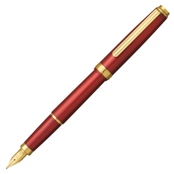 Platinum BISO Fountain Pen - Flame Red