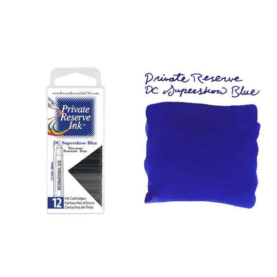 Private Reserve DC Supershow Blue - Ink Cartridges