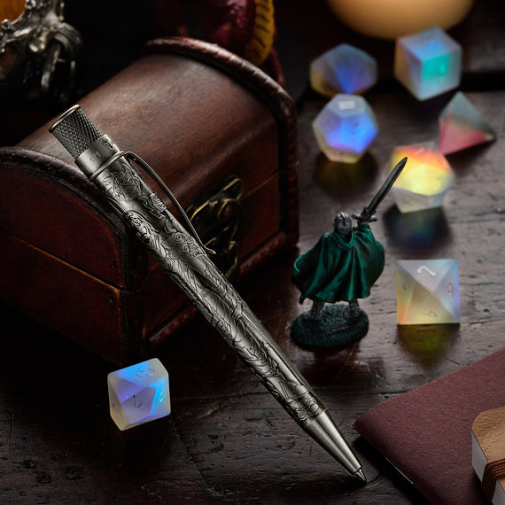 Retro 51 Tornado Rollerball Pen - Fire & Dice 2e: Fighter (Special Edition)