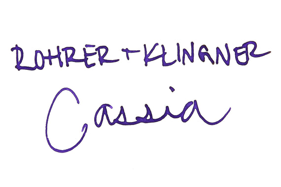 Rohrer & Klingner Cassia - Ink Sample