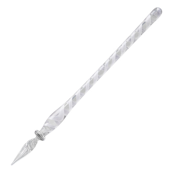 Rohrer & Klingner Glass Dip Pen - White