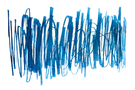 Sailor Seiboku Pigmented Blue Black fountain pen ink writing sample