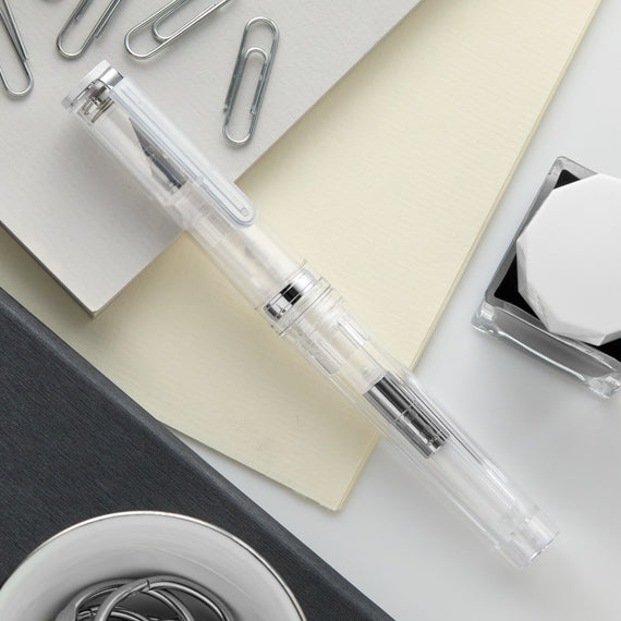 Sailor TUZU Adjust Fountain Pen - Crystal White (Limited Edition)