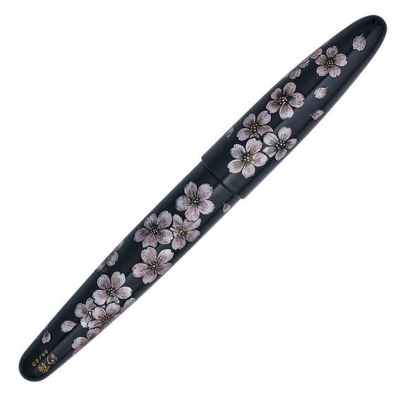 TACCIA Empress Maki-e Fountain Pen - Aka Fuji and Sakura Chinkin Yozakura (Limited Edition)